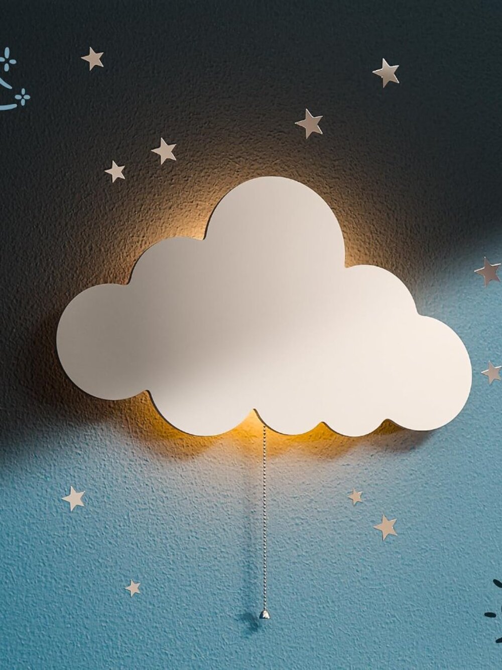 Cloud Light - Floating Cloud Wall Lamp | Baby Nursery Cloud Night Light